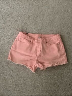 LC Lauren Conrad Pastel Pink Denim Cutoff Shorts